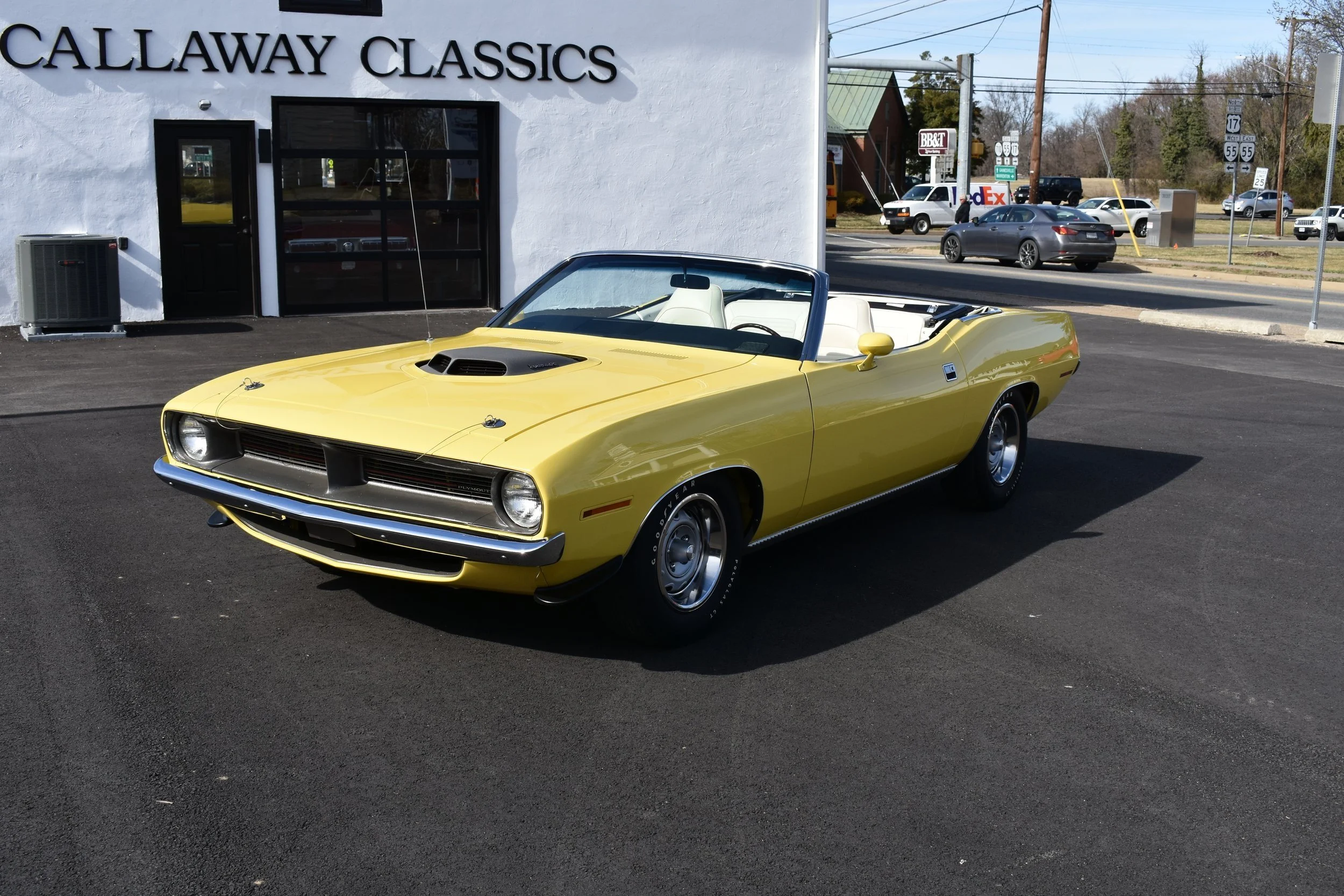 1970 Plymouth Cuda Convertible - Yellow 1590 — Callaway Classics